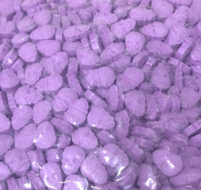 Lila Dödskallar 300mg MDMA Ecstasy tablett