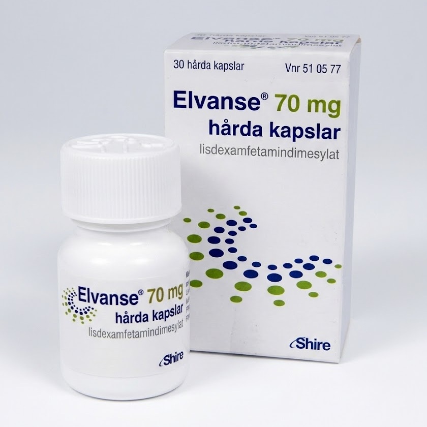 Elvanse 70mg (Lisdexamfetamin – Svenskt Apotek)