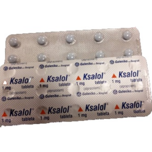 Ksalol 1mg Alprazolam i blister från Galenika