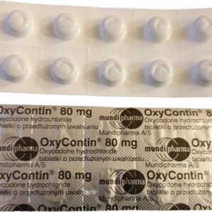 OxyContin 80mg Mundipharma depottabletter i originalblister