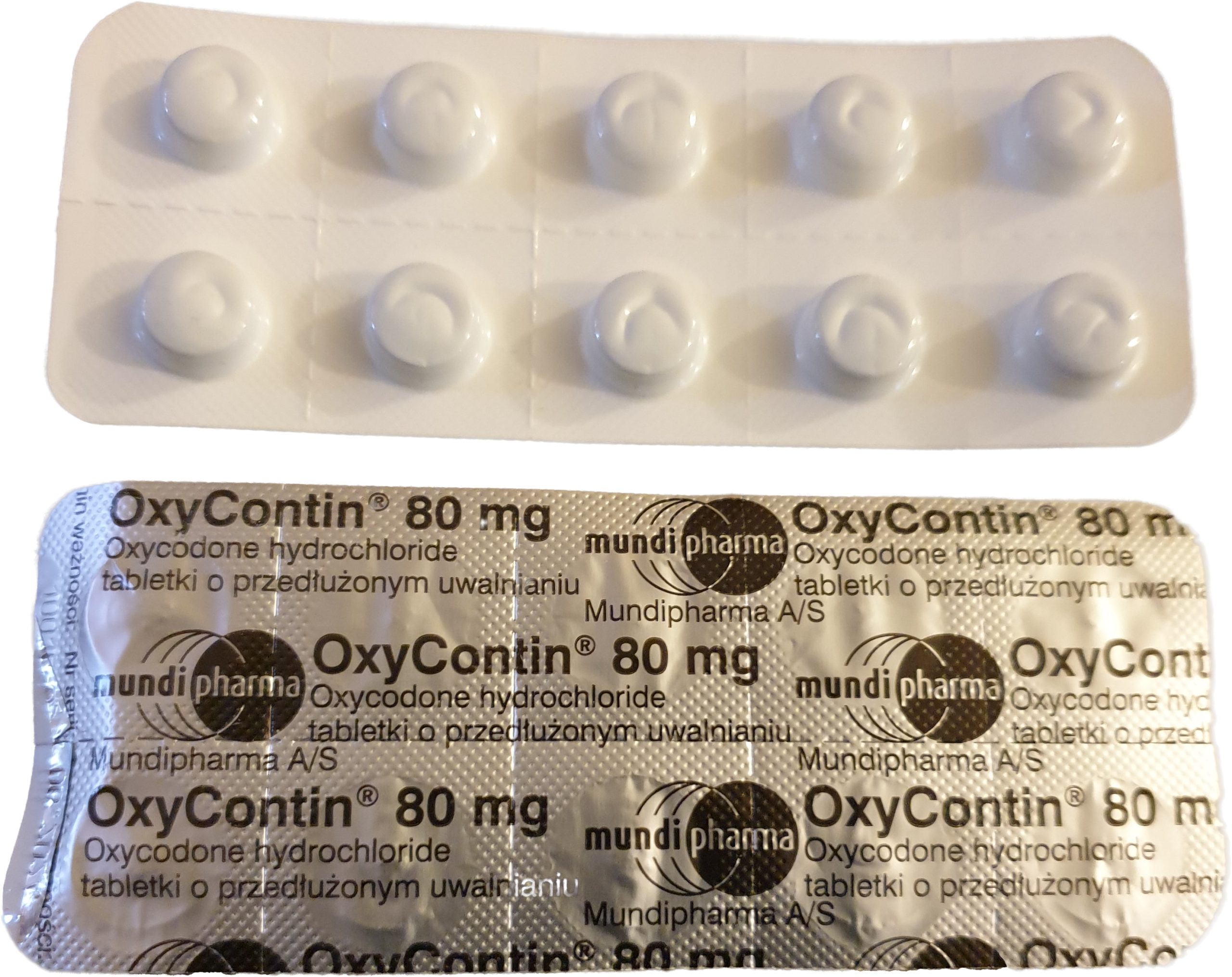 OxyContin 80mg Mundipharma depottabletter i originalblister