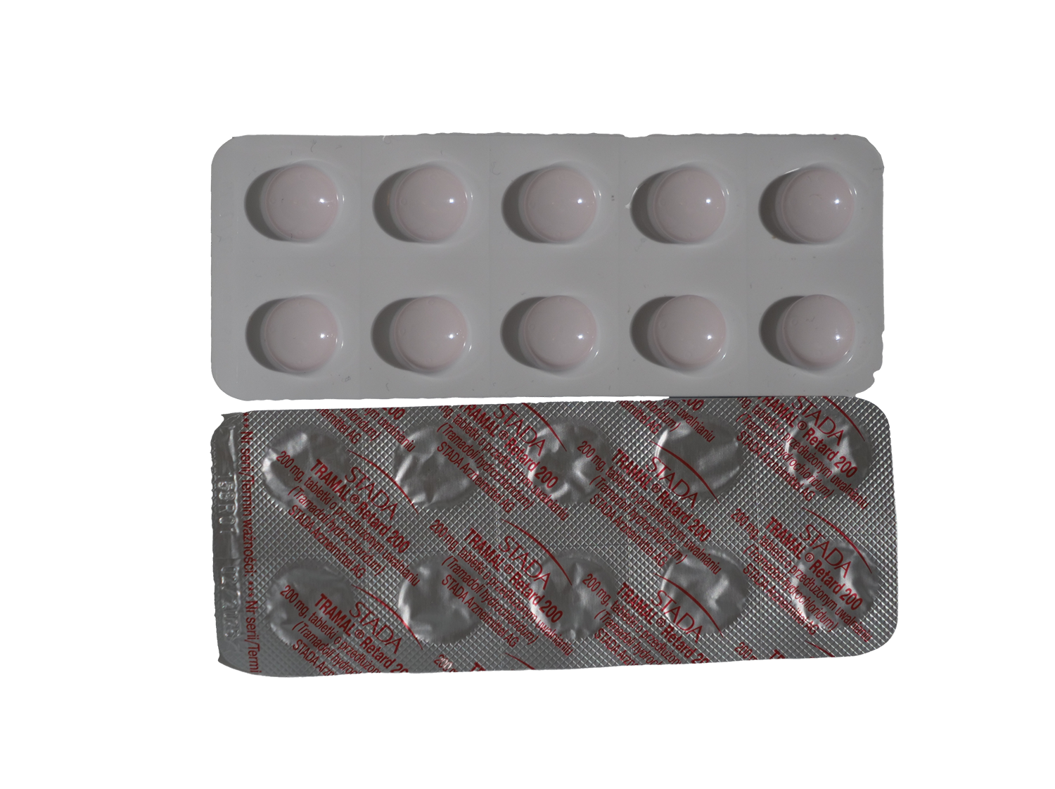 Tramadol röda 200mg kapslar från STADA